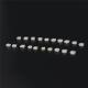 Dental orthodontic ceramic bracket MBT 022 3 hooks 5X5