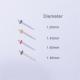 High-intensity Screw Thread Glass Fiber Resin Post with 4-Drill Good