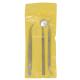 1SET(3PCS) New Dental Tool Set Kit Dentist Mirror Teeth Clean Pick Inspection Mirror