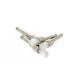 100pcs dental White Nylon Flat head Polishing Brush burs burrs latch contra