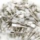 100pcs dental White Nylon Flat head Polishing Brush burs burrs latch contra