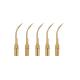 5 pcs Dental Ultrasonic Piezo Scaler Tip Brand new condition Gold G6T