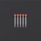 1 Box Dental Promotion Resin Fiber Post & 4-Drill Screw Thread Quartz AAA
