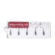 5pcs New 120° Dental Ultrasonic Handpiece E4 Endo Scaler Tips Fit EMS WOODPECKER