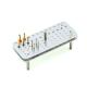 72 Holes Dental Burs Holder Stand Aluminium Dental Files Holder Dental Endo Box