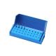 30 Holes Opening Dental Burs Holder Disinfection Aluminum Endo Block Box