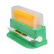 Dental Dentist Disposable Applicator Sticks Dispenser Cotton Swabs Dispenser Holder Press Type With 100 Applicators sticks Green Color