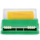 Dental Dentist Disposable Applicator Sticks Dispenser Cotton Swabs Dispenser Holder Press Type With 100 Applicators sticks Green Color