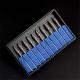10pcs Dental Lab Polisher Drills Assorted Tungsten Steel Carbide Burs G04 2.35MM