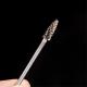 10pcs Dental Lab Polisher Drills Assorted Tungsten Steel Carbide Burs F04 2.35MM