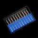 10pcs Dental Lab Polisher Drills Assorted Tungsten Steel Carbide Burs F05 2.35MM