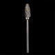 10pcs Dental Lab Polisher Drills Assorted Tungsten Steel Carbide Burs F06 2.35MM