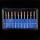 10pcs Dental Lab Polisher Drills Assorted Tungsten Steel Carbide Burs L04 2.35MM