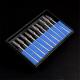 10pcs Dental Lab Polisher Drills Assorted Tungsten Steel Carbide Burs L05 2.35MM