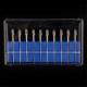 10pcs Dental Lab Polisher Drills Assorted Tungsten Steel Carbide Burs E04 2.35MM