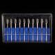 10pcs Dental Lab Polisher Drills Assorted Tungsten Steel Carbide Burs E05 2.35MM