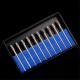 10pcs Dental Lab Polisher Drills Assorted Tungsten Steel Carbide Burs LF04 2.35MM