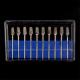 10pcs Dental Lab Polisher Drills Assorted Tungsten Steel Carbide Burs LF06 2.35MM