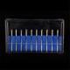 10pcs Dental Lab Polisher Drills Assorted Tungsten Steel Carbide Burs D03 2.35MM