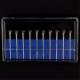 10pcs Dental Lab Polisher Drills Assorted Tungsten Steel Carbide Burs D05 2.35MM