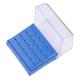 24 Holes Dental Diamond High Speed Handpiece Burs Drill Holder Box Case