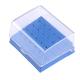 24 Holes Dental Diamond High Speed Handpiece Burs Drill Holder Box Case