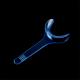 20pcs Blue Dental Teeth Whitening Cheek Retractor Mouth Opener T Type Large Size