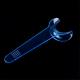 20pcs Blue Dental Teeth Whitening Cheek Retractor Mouth Opener T Type Small Size