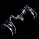 20pcs Clear Dental Teeth Whitening Cheek Retractor Mouth Opener W Type Middle Size