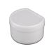 Denture Bath Appliance False Teeth Box Storage Case Rinsing Basket Container