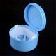 Denture Bath Appliance False Teeth Box Storage Case Rinsing Basket Container