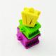 50pcs Silicone Latex Mouth Prop &Tounge Guard Bite Blocks Purple Green Yellow