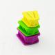 50pcs Silicone Latex Mouth Prop &Tounge Guard Bite Blocks Purple Green Yellow