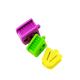 50pcs Silicone Latex Mouth Prop &Tounge Guard Bite Blocks Purple Green Yellow