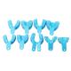 New 10pcs Light Blue Dental Impression Trays disposable  Central Dental Supply