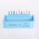9pcs Dental Diamond FG Bur 1.6mm Drill Porcelain Laminate Veneer Teeth Block Kit