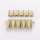 10Pcs SILICONE Rubber Polishers 2.35mm Diamond Polishing HP Burs Fine Yellow 6*16mm
