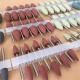 10Pcs SILICONE Rubber Polishers 2.35mm Diamond Polishing HP Burs Middle Brown 8*18mm