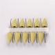 10Pcs SILICONE Rubber Polishers 2.35mm Diamond Polishing HP Burs Fine Yellow 8*18mm